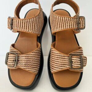 Free People Women's Mandi Weave Natural Sandals